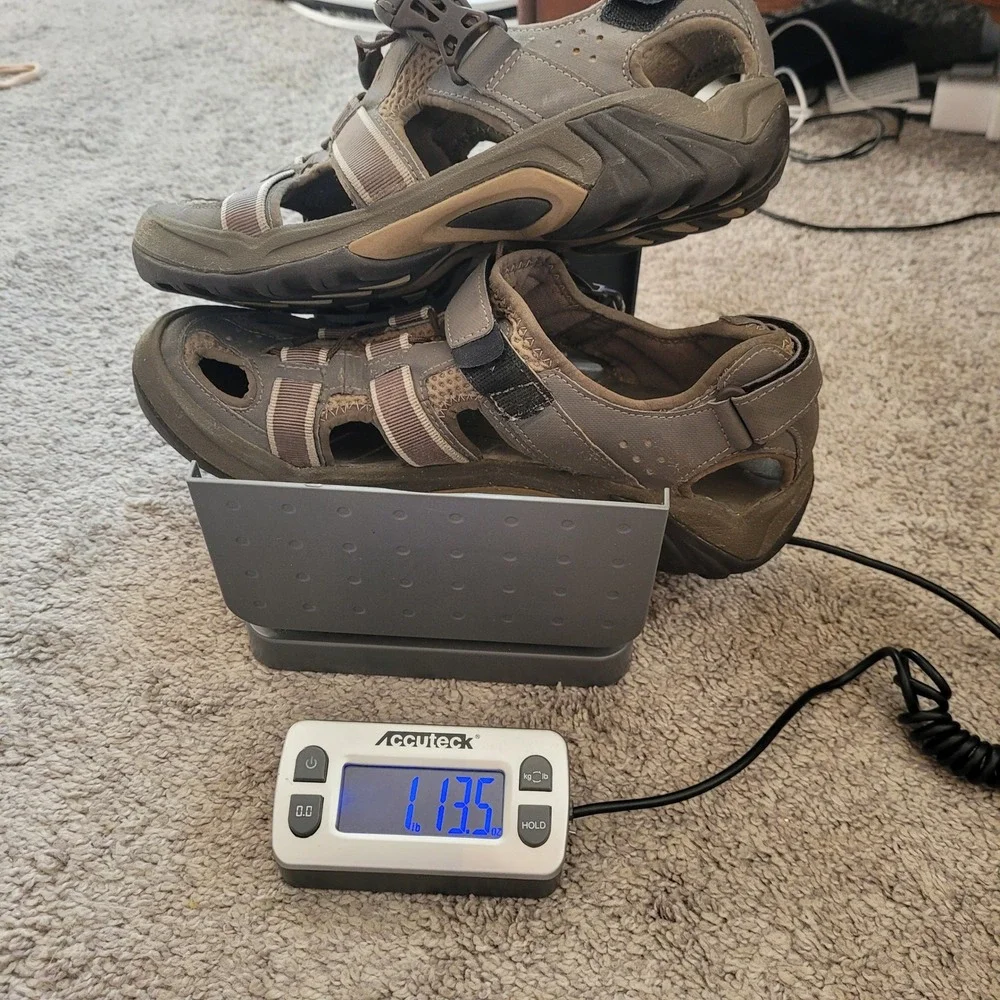 Teva Omnium Mens Hiking Sandals 11 Gray Sport Water Shoes Active Gorpcore 21460